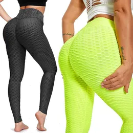 Legginsy dla kobiet antyleklulitu bezproblemowe łup Legginsy Kobiety Wysokie pasy naciśnięte leggins