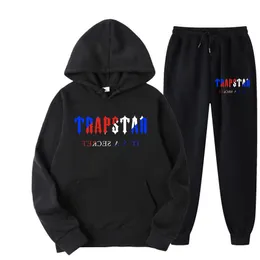 Herren-Trainingsanzüge Herbst TRAPSTAR Trainingsanzug Warme Herren-Sets Mode Hoodies Sweatshirts 2-teilige Sets Jogginghose 16 Farben Sportbekleidung Herrenanzug 230309