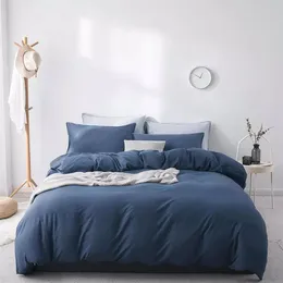 Xiaomi youpin Como Living Bettwäsche-Set aus gewaschenem Samt, hautfreundlich, vierteilige Bettwäsche, Bettbezug, flaches Laken, Kissenbezüge für Zuhause, t225E