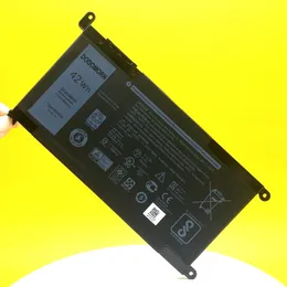 Tablet PC -batterier WDX0R 42WH för Dell WDXOR -batteri för Dell Latitude 3180 3189 3390 Vostro 14 5468 15 5568 Inspiron 13 5379 1