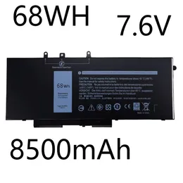 Tablet PC Batterie GJKNX 3DDDG 93ftf Sostituzione della batteria per Dell Latitude 5480 5580 5280 5288 5488 5590 5591 5490 5491 5495 PR