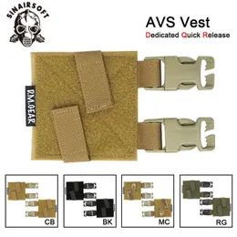 Giacche da caccia Dmgear AVS 2 bande Gilet tattico Molle Surround Speciale Sgancio rapido compatibile con TMC Attrezzatura militare Chest Rig JPC Jac