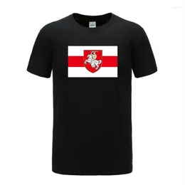 Herren T -Shirts xvggdg Flagge 3x5ft Belarus White Knight Pagonya 60x90 cm Banner