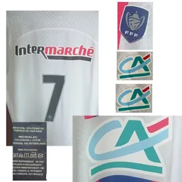 Home Textile Match Worn Player Issue Coupe De France Heat Transfer Iron ON Soccer Patch Badge