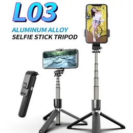 L03 Selfie Stick Tripod Flexible Phone Camera Mini Monopod for Live Streaming Selfie Photographing