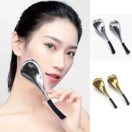 Andra massageföremål 2 PCS Ice Globes Metal Face R Gold Cryo Sticks Roller Cold Heat Relief Beauty Spa Tools Health Care 230308