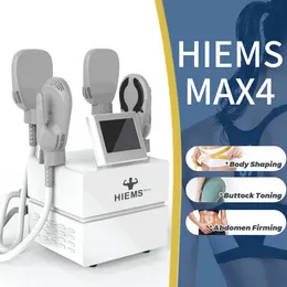 Uso del salone Ems 4 Maniglie Emslim Corpo Macchina dimagrante Addome Rassodante Allenatore muscolare elettromagnetico ad alta intensità Hi-Emt Slim Shaping Equipment110