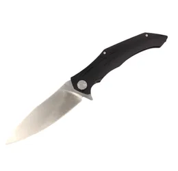 Продвижение M3352 Flipper складное нож D2 Satin Blade G10 со стальной ручкой EDC Pocket Knives Шаровой подшипник на открытом воздухе