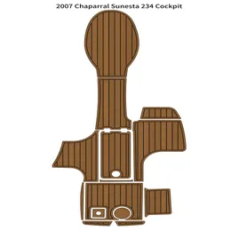 2007 Chaparral Sunesta 234 Tappetino per pavimento in teak in schiuma EVA per cabina di pilotaggio a prua