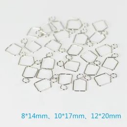 Chandelier Crystal Camal 100pcs 8/10/12mm Chrome Stainless Steel Buckle Hook Connector Pins For Hanging Tube Ball Pendant Parts