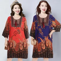 Etniska kläder African National Style Woman Dashiki Dress 2023 Summer Plus Size Print Bazin Casual Africa Blouse Party Beach Wear for Lady