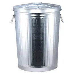 Planters & Pots Villa Detached Outdoor Trash Can Sanitation Large Size Bucket Vats Grain Storage Industrial With Lid Iron