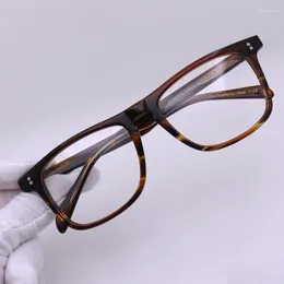 Solglasögon ramar märkesdesigner vintage acetatglasögon ram män kvinnor kvadrat hög kvalitet optiska recept glasögon ov5189