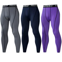 Mens Trainers Compression Tight Leggings Running Sports Male Workout Bottoms Trousers Jogging Yoga Pants Quick Dry Fitness Training