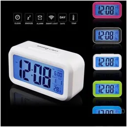 Другие бытовые Sundries Plastic Mute Mute Advice The Digital Alarm Clack Clock LCD Smart Clocks Tempry Treats Lovenity SN Nightlight Drop D Dhost