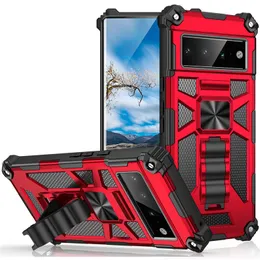 Kckstand Cases For Google Pixel 8 8A 7A 7 6 6A Pro Samsung A14 A34 A54 A13 A33 A53 A73 S23 5G Phone Stand Fundas Shockproof Case