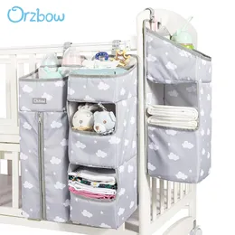 Наборы для постельных принадлежностей Orzbow Baby Bread Organizer подвесные мешки для пакетов для хранения подгузников для кроватки, организаторов по уходу за детьми, кормящие сумки для кормления 230309