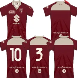 Maglia da calcio Torino Football nuova edizione limitata 2023 T. SANABRIA LUKIC PELLEGRI SINGO SECK BELOTTI ZAZA IZZO maglia da calcio