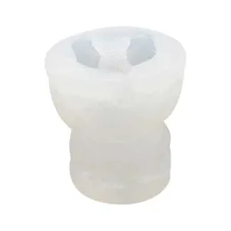 Strumenti di gelato per cubette di ghiaccio Piccola forma a forma di cassetta cioccolato stampo orso cubetto di ghiaccio silicone in silicone 3d stampo cioccolato gelato strumento fai da te z0308