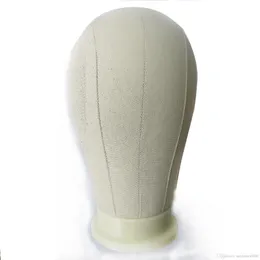 21 22 23 24 25 Canvas Block Head Wig Stand Mannequin Head For Hair Extension Wig Making Styling Disp252f
