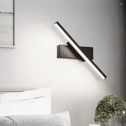 Wall Lamp Bedroom Bedside Light 320° Rotatable Adjustable Indoor Led Modern Simple Hallway Aisle Decorative Lights