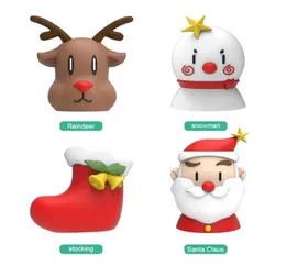 Noel Mini Taşınabilir Kablosuz Buletooth Hoparlör Noel Children039s Hediyeler Maskot Santa Socks3734212