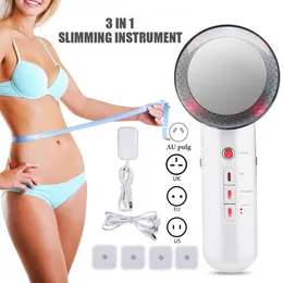 Face Massager 3 in 1 EMS Slimming Infrared Ultrasound Fat Cavitation Machine EWTGF 230309