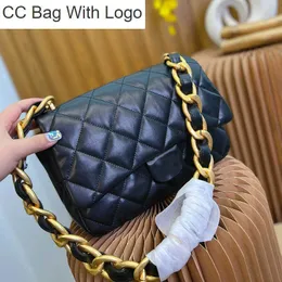 CC Handbags Trend Thick Chain Women Large Capacity Crossbody Bag Classic Shopping Designer Shoulder Bags Soft Leather Handbag Multi Pochettes Luxury Coin Purse