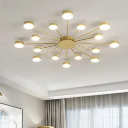 Люстры Современные светодиодные потолочные огни для гостиной спальни Китчанча
