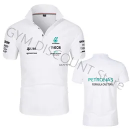 VFVG 2023 Yeni Erkek ve Kadınlar F1 Team T-Shirt S 2023 Formula One Petronas Racing hayranları Kısa kollu Erkekler/Kadın Polo Gömlek Büyük Boy Dış Mekan Sport 9I90