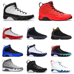 9 9s Jumpman OG Basketball Shoes Retro Fire Red Men Chile Multi Olive University Blue Gold Barons Particle Grey Bred Patent Space Jace Dark Charcoal Trainers Sneakers