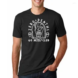 Camisetas masculinas Clube de 60 moinhos Clube de pewdie zero camisa de morte