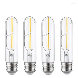 4pcs T30 2W LED Filamento Bulbos COB E27 Decorativo quente branco vintage Edison lâmpada AC220-240V Antique