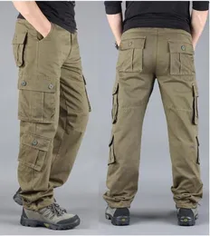 Pantaloni casuali di alta qualità Khaki UOMINI MILITARI TATTICI MILITALI MULPOCHE FASHIONI PANTERI DELL'ECCITÀ NERA MEN039S4868263