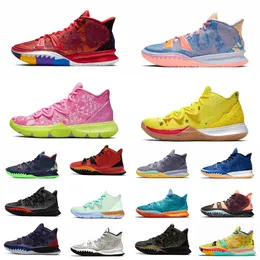 NEW Designer Kyrie 7 basketball shoes One World People Chip Copa Grind 5 mens Kyries 7s Irving 5s sponge sandy Creator Hendrix Horus Rayguns Daybreak trainers
