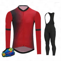 Giacche da caccia Maglia da ciclismo Maglia da ciclismo professionale all'ingrosso personalizzata Set Tuta da corsa a maniche lunghe Abbigliamento da uomo