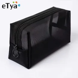 Cosmetic Bags ETya Women Transparent Cosmetic Bag Travel Function Makeup Case Zipper Make Up Organizer Storage Pouch Toiletry Beauty Wash Bag Z0308