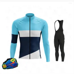 Jaquetas de caça Spring Custom Spring e Autumn Cycling Wear Zipper Mens de bicicleta longa Caixa de manga longa Jersey Setcycling Clothing Dropshi