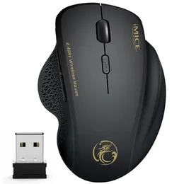 Drahtlose Maus Ergonomische Computer Maus PC Optische Mause mit USB Empfänger 6 Tasten 2,4 GHz Drahtlose Mäuse 1600 DPI für Laptop