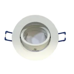 Runder Einbau-Downlight-Halter, verstellbares Gehäuse, Beleuchtungszubehör, GU10 MR16-Glühbirne, crestech168