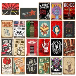 retro ny tenn dekor hård rock roll affisch countrymusik jazz metall skyltar retro party dekor pub bar café klubb dekoration vintage vägg plack storlek 30x20 cm w02