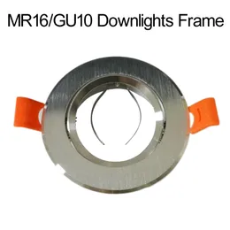 Taklampor Holder MR16 Frame Iron Body GU10 GU5.3 Passning med GU10 MR16 Basuttag Applicerat Spotlight Fixture Tak