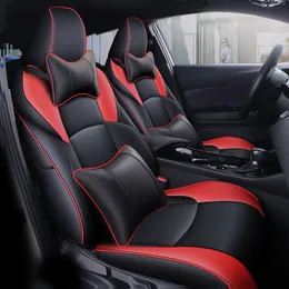 Toyota Chr 2019-2022 방수 가죽 핏 자동차 내부 풀 세트 용 맞춤형 고급 디자인 스타일 카시트 커버