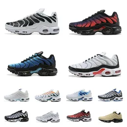 2023 new Plus Casual Shoes Max TNs Tan Triple Black Gradient Spray Paint White Barely Volt Hyper Blue Wolf Grey Pink Fade Chaussures Requin Mens Trainers Sneakers