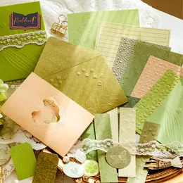 Present Wrap Material Papper kuvert Brev gratulationskort DIY Collage Scrapbooking Journal Making StationeryGift