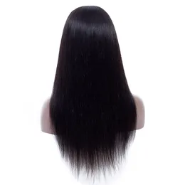 Lace Front Human Hair Wigs Pre Plucked with Baby Hair Brazilian Malaysian Peruvian Virgin Straight 4x4 Lace Closure Wig207C