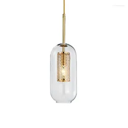 Hängslampor Europa kristalljärn industriell belysning dekorativa föremål för hem deco matsal ljuskronor tak lyxdesigner