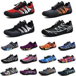 Scarpe da scoglio arancione rosa grigio nero scarpe da trampolino scarpe da spiaggia coppia sneakers creek con suola morbida grigio pelle a piedi nudi snorkeling guado fitness scarpe da ginnastica sportive da donna