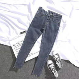 Jeans feminino calça jeans jeans para mulheres calças magras de cintura alta calça esticada para mulheres pantalones vaqueros mujer 230310