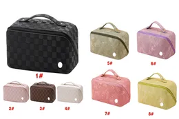 LL bolsos al aire libre bolso cosmético gimnasio maquillaje bolsos cremallera Fanny Pack monederos para almacenamiento